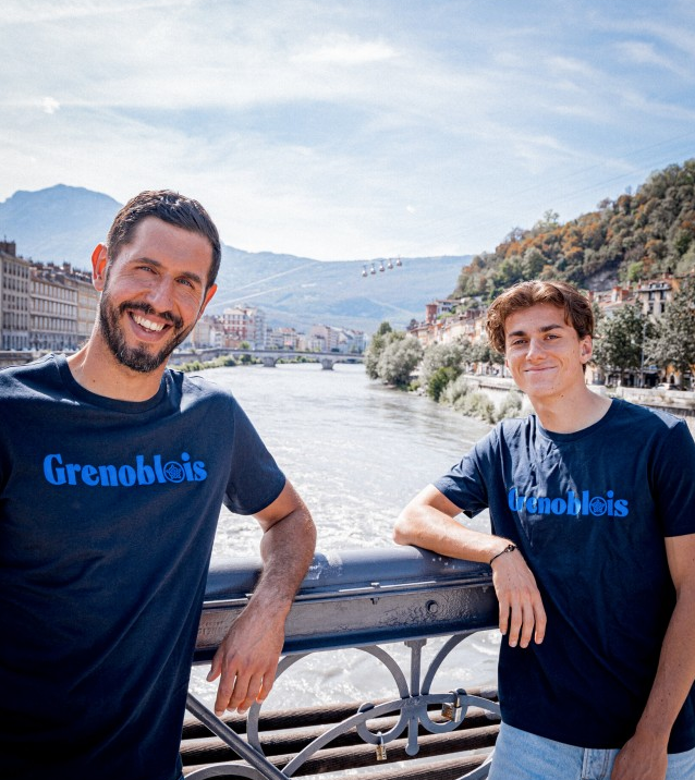 T-SHIRT GRENOBLOIS BLEU