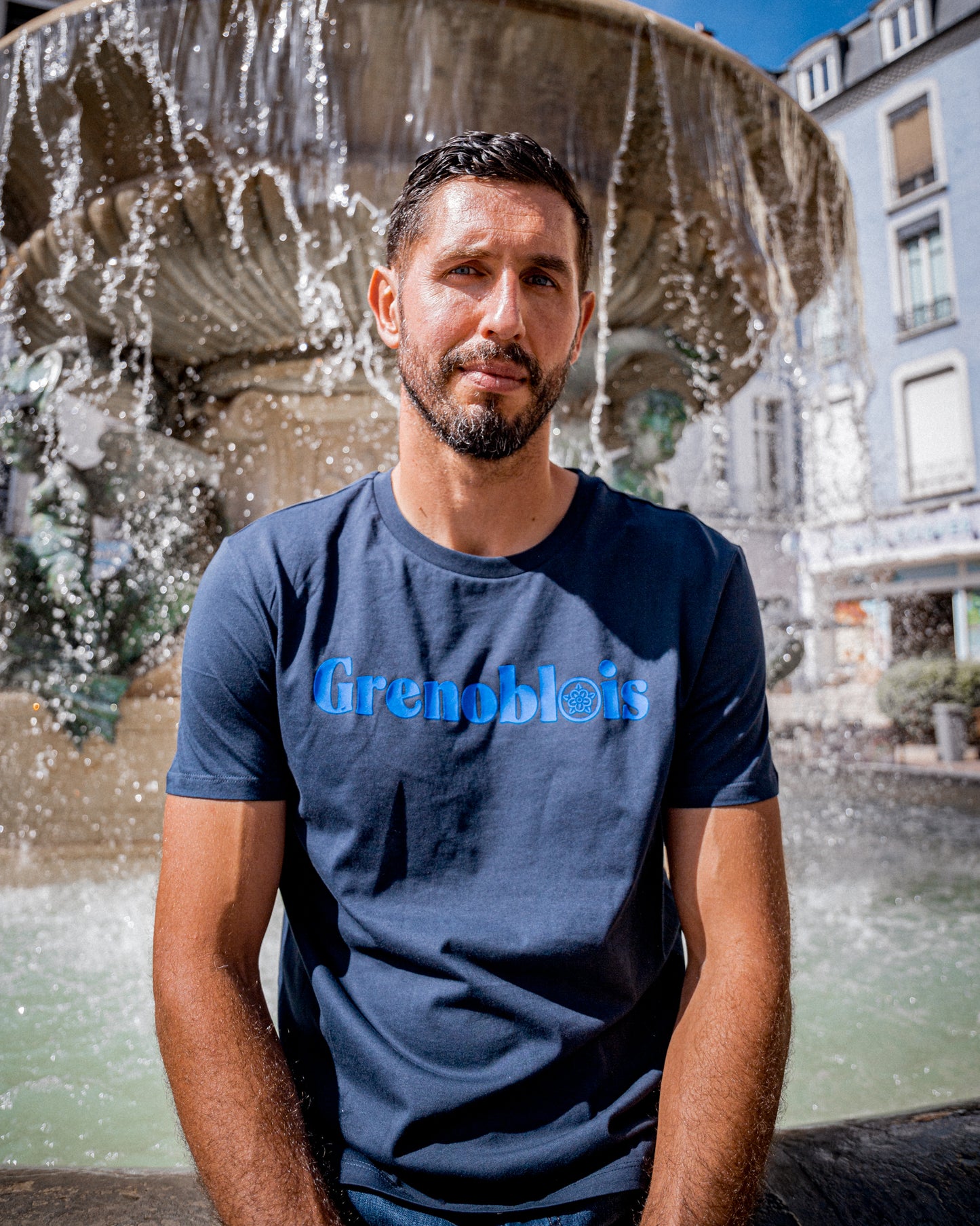 T-SHIRT GRENOBLOIS BLEU
