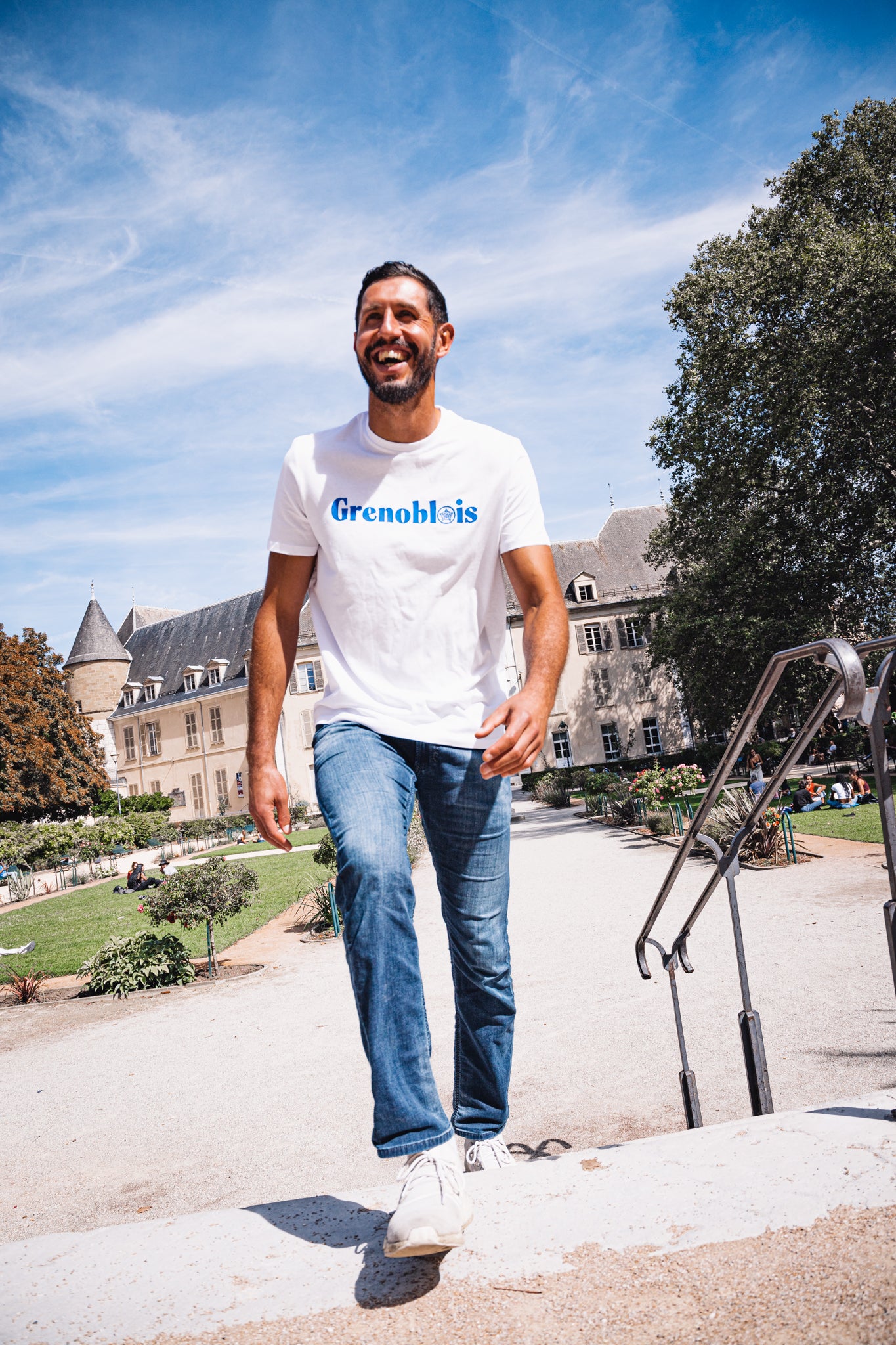 T-SHIRT GRENOBLOIS BLANC