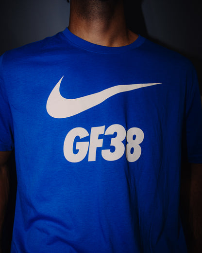 T-SHIRT NIKE GF38 BLEU ROI