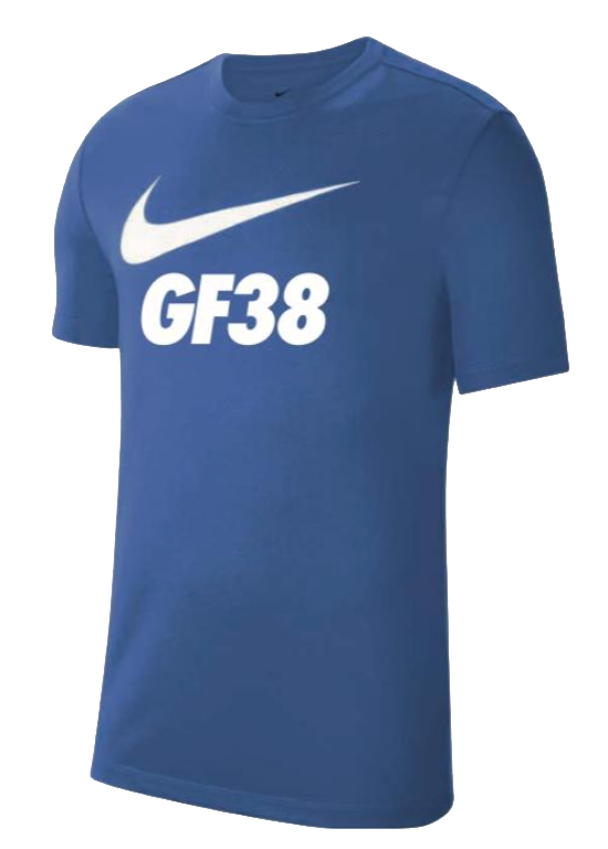 T-SHIRT NIKE GF38 BLEU ROI