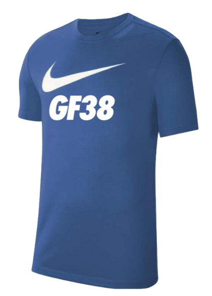 T-SHIRT NIKE GF38 BLEU ROI