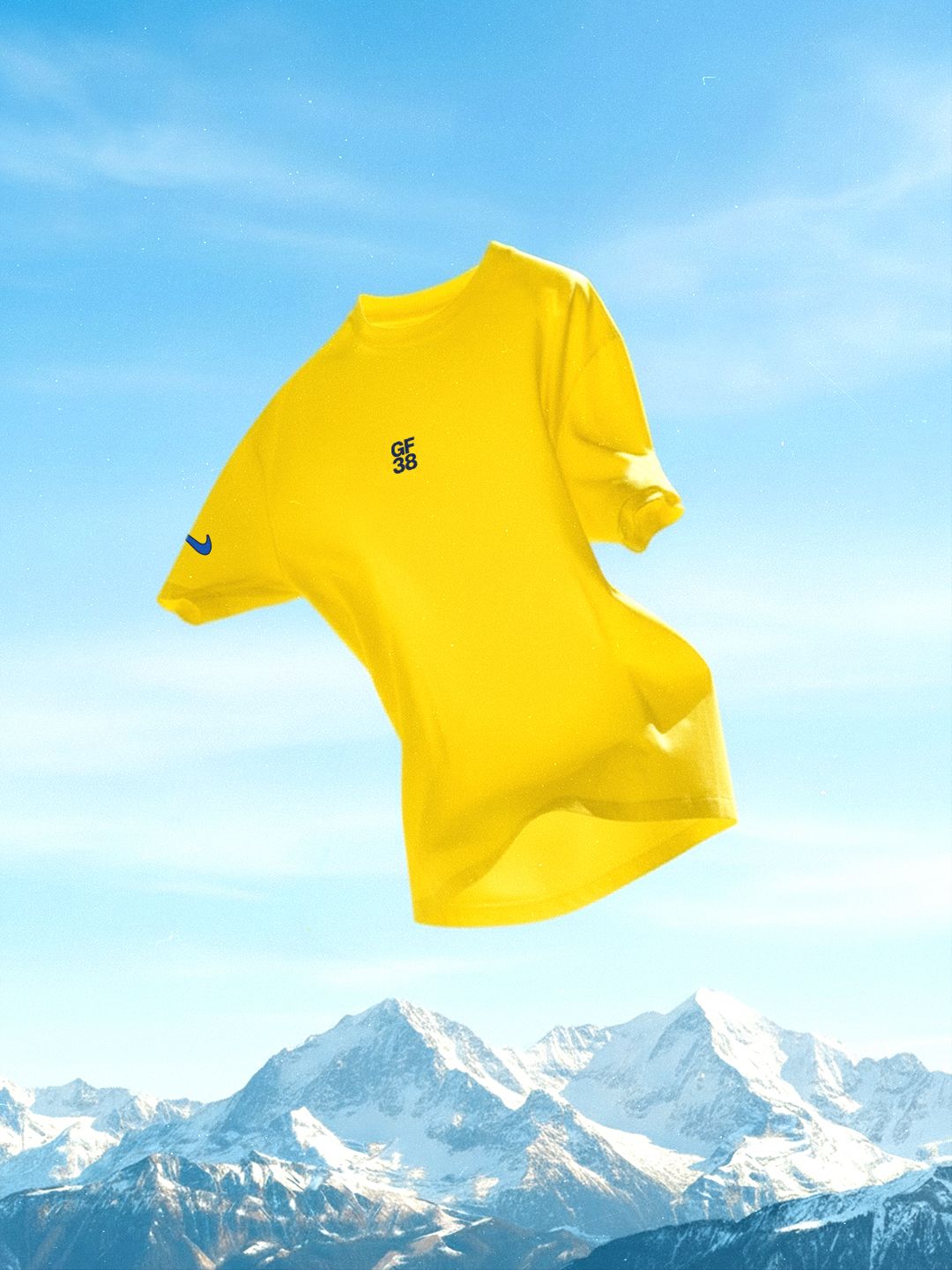 T-SHIRT NIKE JAUNE