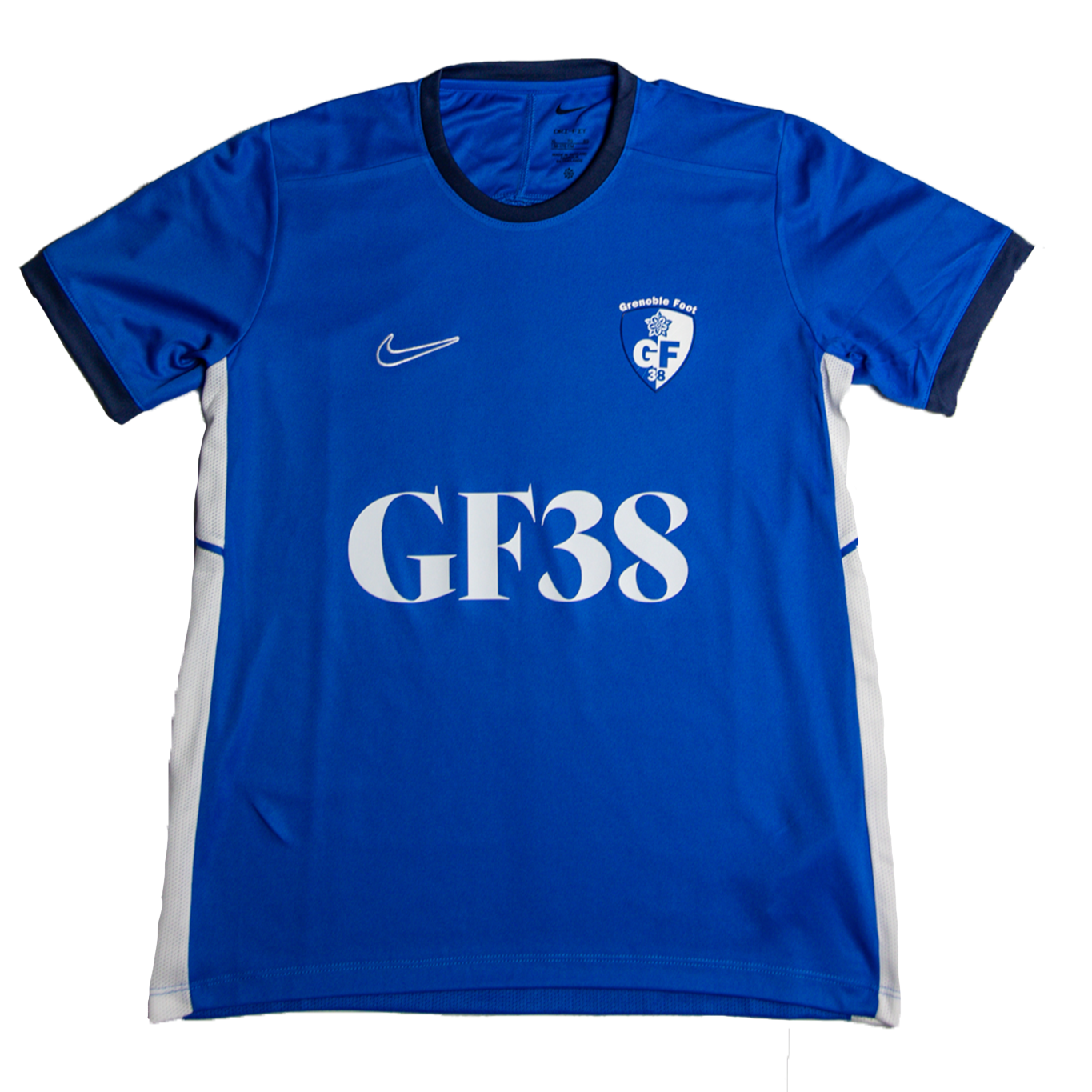 Maillot De Football Entrainement Equipe France Porté N°38 Saison 2017 Maillot De Football Entrainement Equipe France Porté N°38 Saison 2017