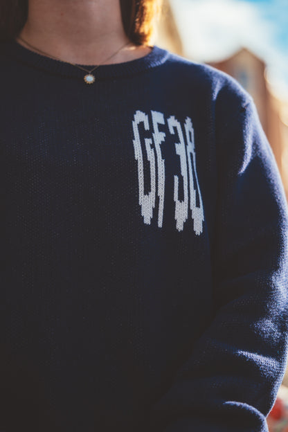 PULL TRICOT MONTAGNES GF38