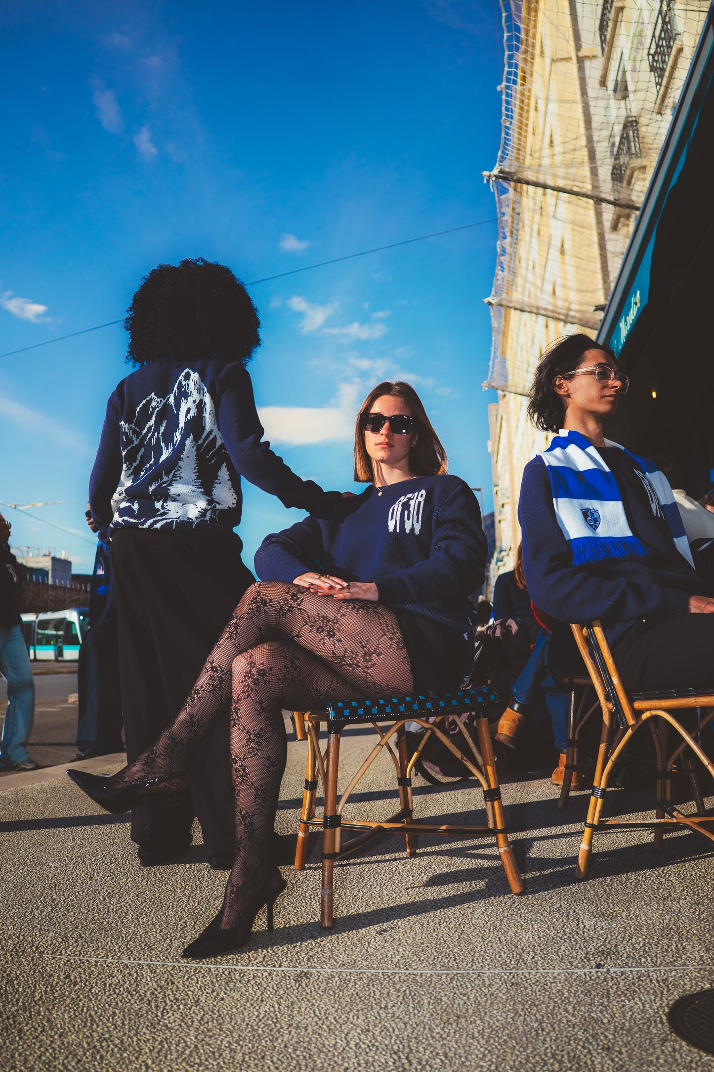 PULL TRICOT MONTAGNES GF38