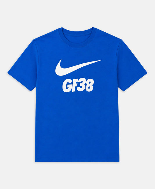 T-SHIRT NIKE GF38 BLEU ROI